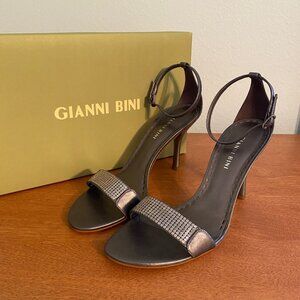 Gianni Bini - Pewter Strappy Heels - Size: 8.5